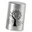 Tasteful Aluminum Keepsakes Urn With Symbolic Trees-Silver 1