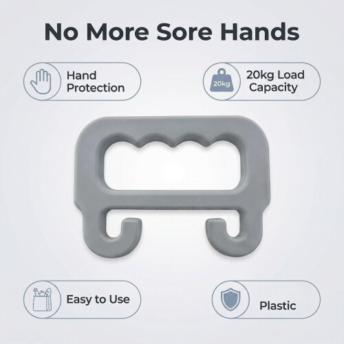 Plastic Bag Carrying Handles Sturdy Support for Shopping Tasks-1 2