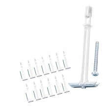 Pack Of 10 Heavy Duty Plastic Wall Anchors For Quick And Clean