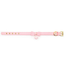 (44cm, Pink) Bondage Collar, Adjustable Bow Collar with Bell Couples Intimate Toy Date Night Game