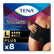 Tena Lady Pants Plus Black Large Pack of 8