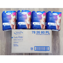 Tena Lady Pants Plus Crème Large Pack of 8 (Case of 4)