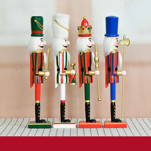 Christmas Nutcrackers Ornament Wooden Nutcrackers-R2535 2