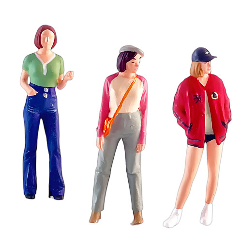 Figurines de femmes réalistes modèle 1:64,-Mlle P.udding 1