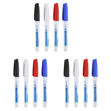 12 Pcs Deep Reach Markers Long Nose Waterproof Deep Hole 30 mm Reach Permanent Markers, 4 Colors