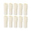 Chandelier candle sleeves for elegant lighting, 10pcs teardrop plastic candles 1