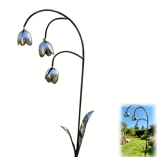 Gartenfiguren, wetterbeständige Blumenstecker,-1 2