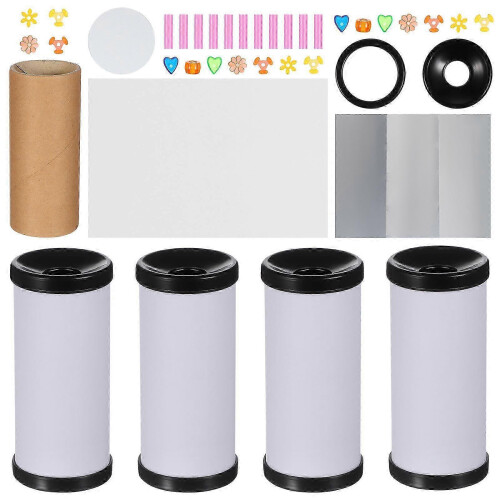 10 σετ κιτ καλειδοσκοπίου DIY για παιδιά, δημιουργικό παιχνίδι με χάρτινα πλαστ 2