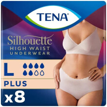 Tena Lady Pants Plus Crème Large Pack of 8