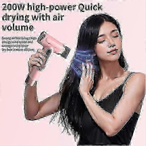 Ασύρματο πιστολάκι μαλλιών 200W 15000mAh, τελευταίο μοντέλο του 2025, επαναφορτιζόμε 1