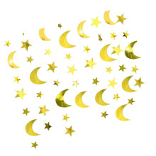 Shimmering Pattern Star Bunting Ornament Metallic Star-glossy 3