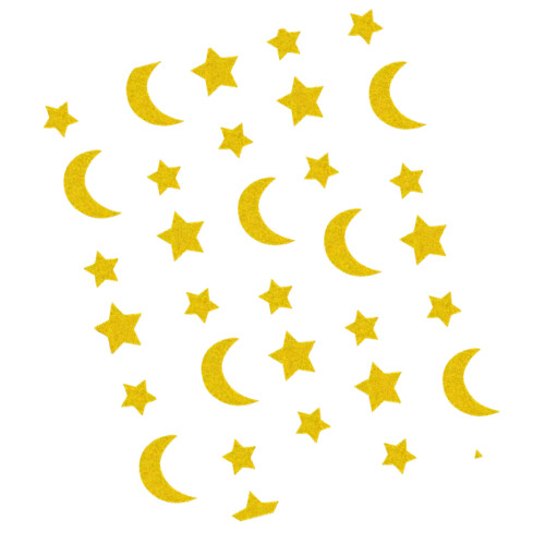 Shimmering Pattern Star Bunting Ornament Metallic-Glitter 2