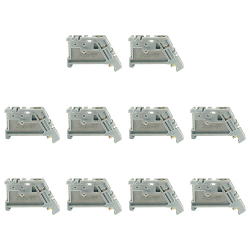 10 Piece EW35 Attach Clip Strong Nylon Plastic Electrical-Grey