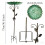 Weatherproof Wrought Iron Bird Bath With Broad Base Feeding 3