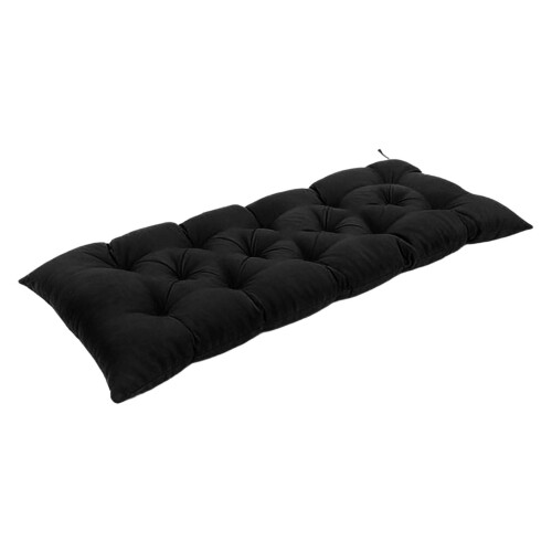 Large Rectangular Chair Pad Thick Pad Ideal for Poolsides-Black 1