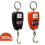 Digitale Mini-Industrie-Hängewaage, 200 kg/441 lb, robust, orange 1