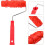 Embossed Roller Tool - Textured Paint Roller for Wall Decor, Drywall Embossing, Red Patterned Paint Roller 4