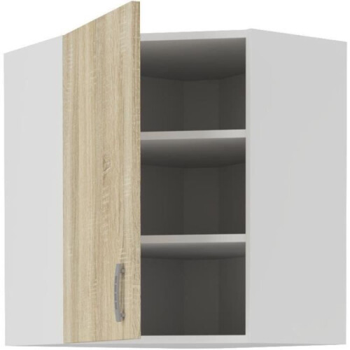 SARA Eckhochschrank - Sonoma-Eichen-Dekor - L59xP59xH71,5 cm
