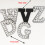 Fancy Adhesive Fabric Letter Featuring Simulated Pearls-Black 3