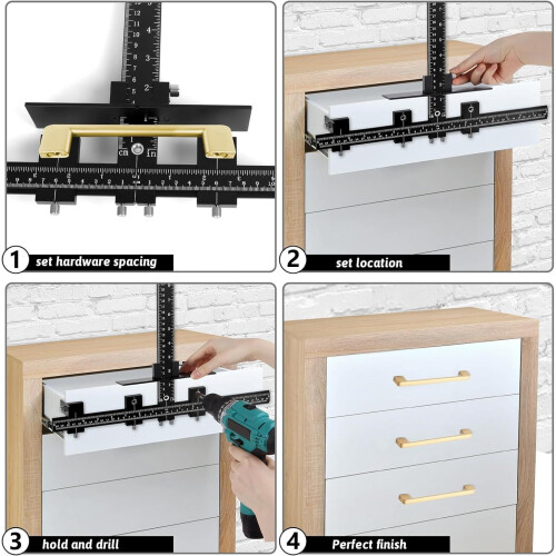 Adjustable Cabinet Hardware Jigs Tool Punch-box packaging 2