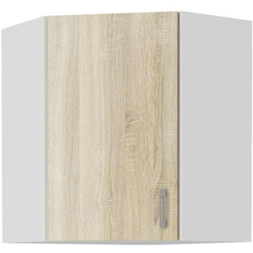 SARA Eckhochschrank - Sonoma-Eichen-Dekor - L59xP59xH71,5 cm 1