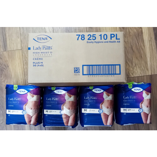 Tena Tena Women Plus Pants Medium Pack of 9 x4 (CASE)