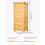 Armazenamento Exterior - DUOKU - Grande Armário de Madeira - 31,5 x 63,8 polegadas - Madeira de Cedro - Alumínio 2