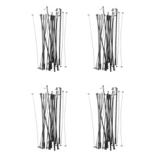 96Pcs Scroll Saw Blades 127mm Carbon Steel Fretsaw Blades with  Pin 10/15/18/24 Teeth Standard Fine Cut Saw Blades