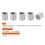 100Pcs M8X1.25X2D Stainless Steel Coiled Wire Insert Set Helical Threaded Insert Wire Screw Sleeve Threads Repair Tools 2