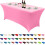 Κομψό κάλυμμα τραπεζιού από spandex, 48"Μ x 24"Π x 30"Υ, 4 επιλογές χρωμάτων, βαρέως τύπου 1