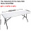 Κομψό κάλυμμα τραπεζιού από spandex, 48"Μ x 24"Π x 30"Υ, 4 επιλογές χρωμάτων, βαρέως τύπου 3