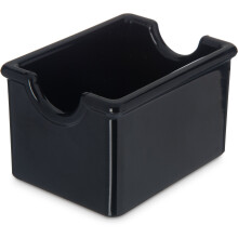 Utopia Melamine Tableware, CA45500300, Black Sugar Caddy 3.5 x 2.5" (9.5 x 7cm) (Box of 24)