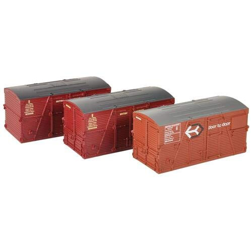 BACHMANN BD Large Containers Bauxite &Crimson (x3)