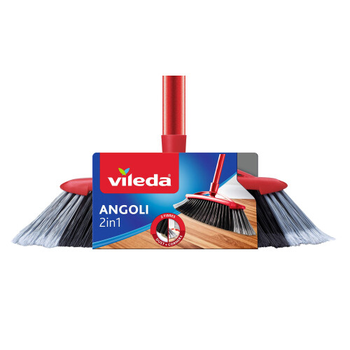 Vileda Vileda M00006591 Brush, Polyester, red, 2 x 2 cm