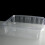 Cristal 2000 ml Clear Hinged Lid Salad Container, Pack of 25 1