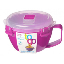 Noodle Bowl To Go Storage Container Pink