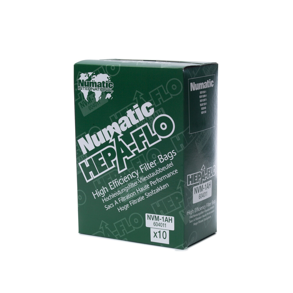 Numatic - Vacuum Cleaner Bag Hepa-Flo 6 Liter Compact (10Pcs) Nvm1ah - 604011