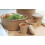 4oz Kraft Paper Portion Pots with Lids - Pack of 100 1