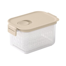 Brabantia Keep Fresh Fridge Container 900ml with Internal Basket and Airflow Design, Suitable for Storing Fruit and Berries in Refrigerators
