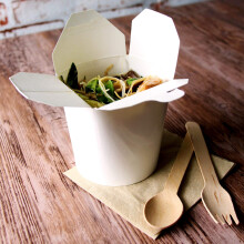 Kraft Noodle Boxes 16oz / 500ml - Set of 50 - Chinese Takeaway Containers