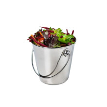 Stainless Steel Premium Serving Buckets 10.5cm - Chip Buckets, Food Buckets, Chip Pots