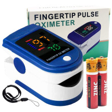 Oxygen Saturation Monitor GENERISE Pulse Oximeter for Adults & Children - Blood Oxygen Monitor with Large Clear OLED Display - Features SPO2 & PR