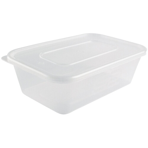 Premium Takeaway Container with Lid - 650ml (Pack 250)