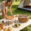 Elegant flexible dining Basket Includes Full-Four person model 6