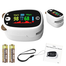 TradeProvider? Kids Pulse Oximeter with x2 27A battery (Included) SpO2 Pediatric Oxymeter Heart Rate Approved Oxygen Saturation Monitor Detector UK