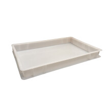 Plastic Stacking Food Grade Pizza Dough Bakery Euro Trays - Commercial Quality! 12 Litre Stackable HDPE Containers - Chemical Resistant (4)