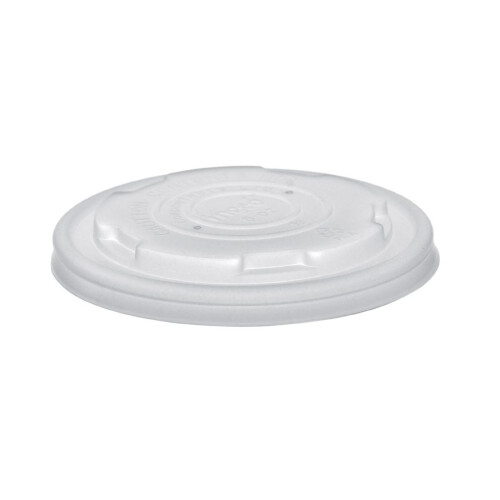Vegware Hot Soup 90mm Flat CPLA Container Lid (Pack of 1000)