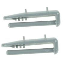 Beko Dishwasher Rear Rail Cap Clip (Pack of 2)