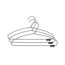 Brabantia - Clothes Hanger - Non-Skid Fabric Coating - Fabric Coat Hanger - Space Saving Organiser - Soft-Touch Wardrobe Accessory - Clothes Rack