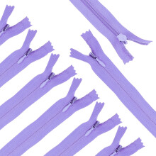 sourcing map 10Pcs 30cm/12-Inch Nylon Coil Zippers, #3 Closed End Separating Jacket Zippers Bulk Frame Replacement for Tailor Sewing Bag Craft